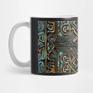 Artistic Mayan Inspired Design Pattern Mug